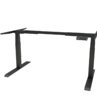 Crna Ergolux pro executive dvižna miza.