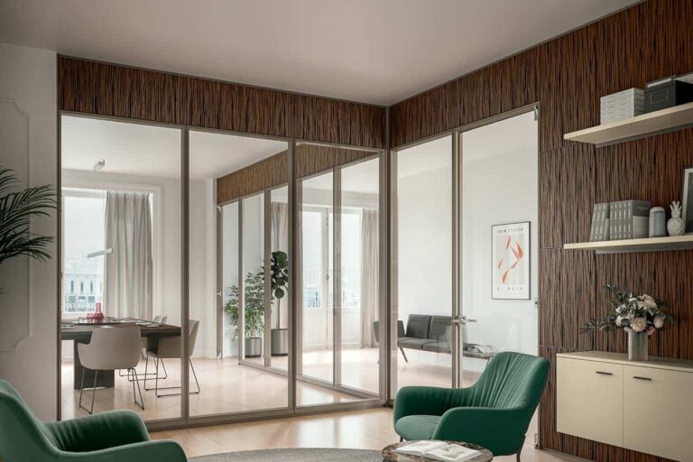 Steklene predelne stene